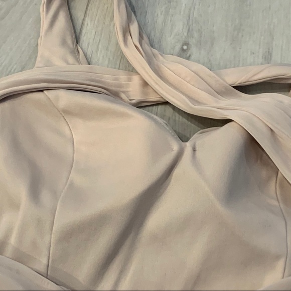 DAVID’S BRIDAL Long Bridesmaid Sleeveless Dress - Picture 9 of 13